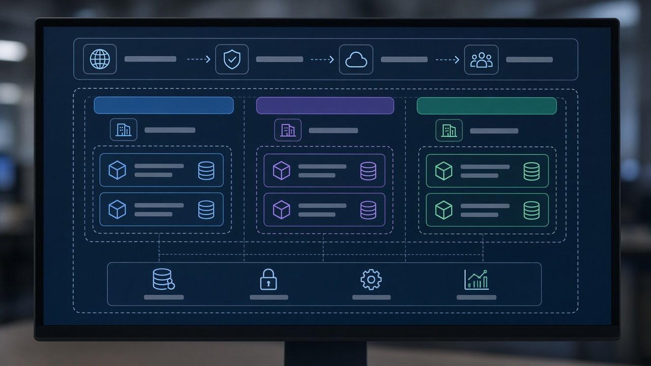 Multi-tenant application architecture